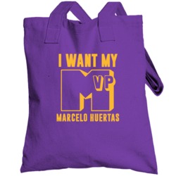 Marcelo Huertas I Want My Mvp Los Angeles Basketball Totebag