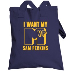 Sam Perkins I Want My Mvp Indiana Basketball Totebag