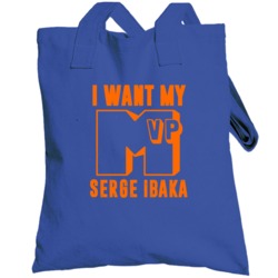 Serge Ibaka I Want My Mvp Oklahoma City Basketball Totebag