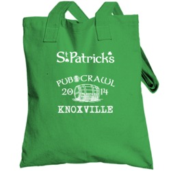 Knoxville Pub Crawl Irish Bar St Patrick Day Funny Totebag