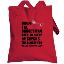 Niklas Hjalmarsson Chicago Hockey Sports Boogeyman Totebag