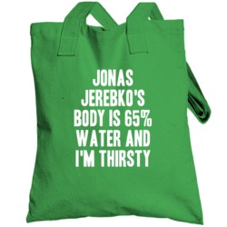 Jonas Jerebko Body Is Water Thirsty Love Boston Basketball Totebag