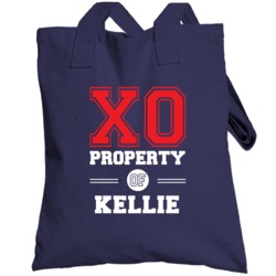 Property Of Kellie Custom Love First Name Totebag
