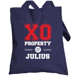 Property Of Julius Custom Love First Name Totebag