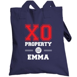 Property Of Emma Custom Love First Name Totebag