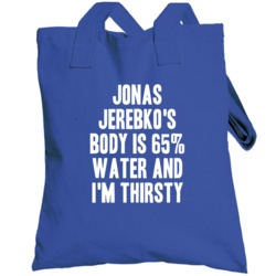 Jonas Jerebko Body Is Water Thirsty Love Detroit Basketball Totebag