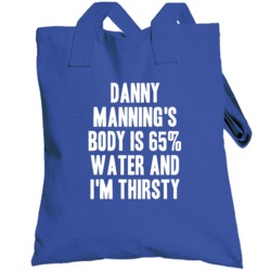 Danny Manning Body Is Water Thirsty Love Detroit Basketball Totebag