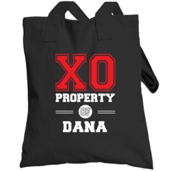 Property Of Dana Custom Love First Name Totebag