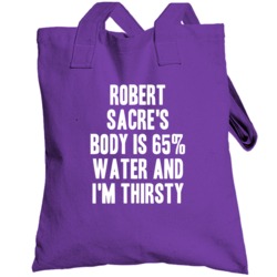 Robert Sacre Body Is Water Thirsty Love Los Angeles Basketball Totebag