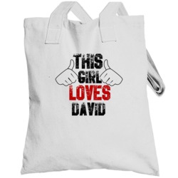 This Girl Loves David The Green Man Horror Film Totebag