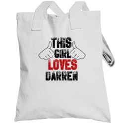 This Girl Loves Darren Thankskilling Horror Film Totebag