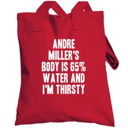 Andre Miller Body Is Water Thirsty Love Washington Basketball Totebag