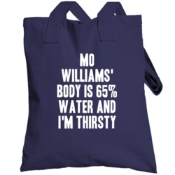 Mo Williams Body Is Water Thirsty Love Utah Basketball Totebag