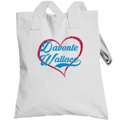 Love Davonte Wallace Carolina Football Player Fan Totebag