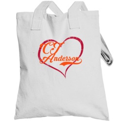 Love Cj Anderson Denver Football Player Fan Totebag
