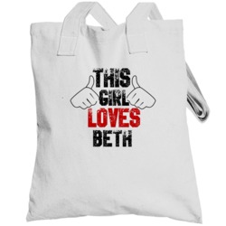 This Girl Loves Beth The Shower Horror Film Totebag