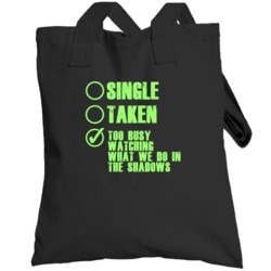 Watching What We Do In The Shadows Horror Film Totebag