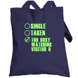 Watching Visitor Q Horror Film Totebag