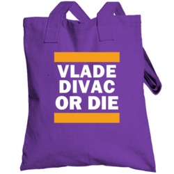 Vlade Divac Or Die Los Angeles Basketball Totebag