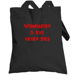 Wishmaster 2 Evil Never Dies Horror Film Bloody Totebag