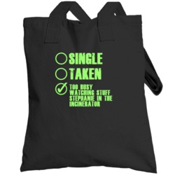 Watching Stuff Stephanie In The Incinerator Horror Film Totebag