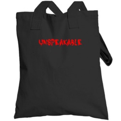 Unspeakable Horror Film Bloody Totebag