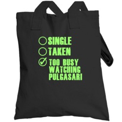 Watching Pulgasari Horror Film Totebag