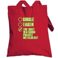 Watching Project Metalbeast Horror Film Totebag