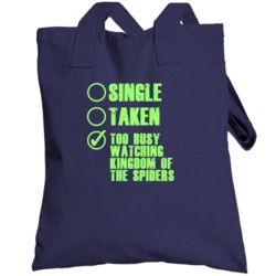 Watching Kingdom Of The Spiders Horror Film Totebag