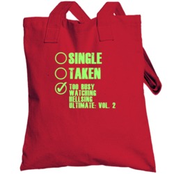 Watching Hellsing Ultimate Vol 2 Horror Film Totebag