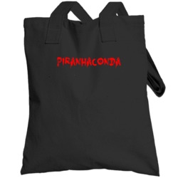 Piranhaconda Horror Film Bloody Totebag