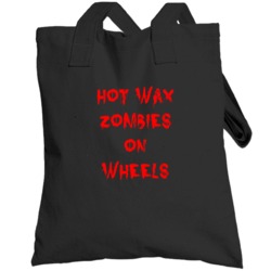Hot Wax Zombies On Wheels Horror Film Bloody Totebag