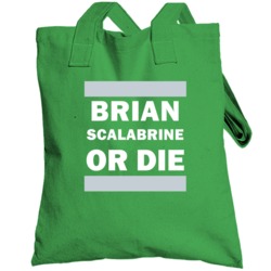 Brian Scalabrine Or Die Boston Basketball Totebag
