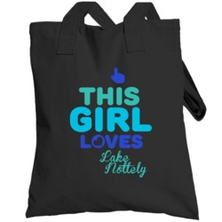 This Girl Loves Lake Nottely Georgia Funny Totebag