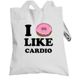 I Donut Like Cardio Funny Dessert Totebag