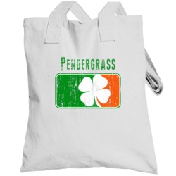 Pendergrass Distressed St Patricks Day Last Name Totebag