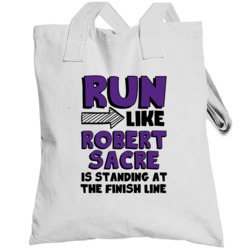 Robert Sacre Run Like Is At Finish Line Los Angeles Basketball Totebag