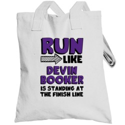 Devin Booker Run Like Is At Finish Line Phoenix Basketball Totebag