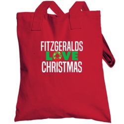 Fitzgerald Loves Christmas Cool Personalized Last Name Holiday Gift To