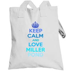 Keep Calm And Love Miller Pond Pennsylvania Totebag