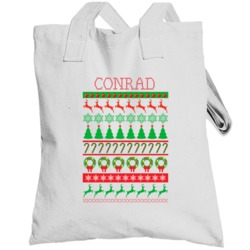Conrad Personalized Ugly Christmas Sweater Funny Gift First Name Toteb