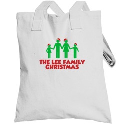 The Lee Family Christmas Holiday Matching Personalized Gift T Shirts T