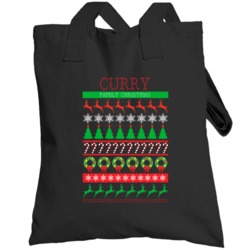 Curry Family Christmas Ugly Sweater Funny Gift Totebag