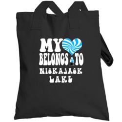 My Heart Belongs To Nickajack Lake Tennessee Totebag