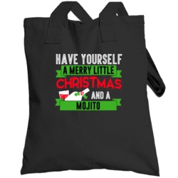 Have Yourself Merry Christmas And A Mojito Drink Party Totebag