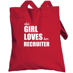 This Girl Loves Her Recruiter Totebag