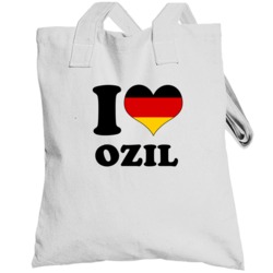 Mesut Ozil Germany Mf I Love Heart Football Soccer World Cup Totebag