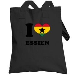 Michael Essien Ghana Mf I Love Heart Football Soccer World Cup Totebag