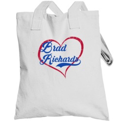Love Brad Richards Tampa Bay Hockey Player Fan Totebag