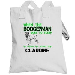 Claudine Pitbull Boogeyman Bogeyman  Lover Totebag
